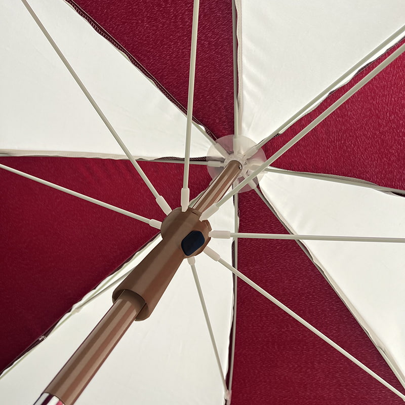 2M Fibre Frame, Leve Aluminium Shaft, Ordinarium Solem Umbrella.