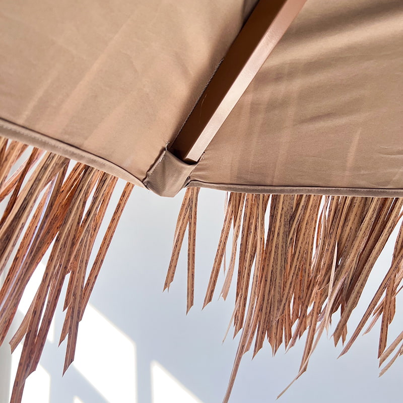 3-Meter Straw Patio Umbrella