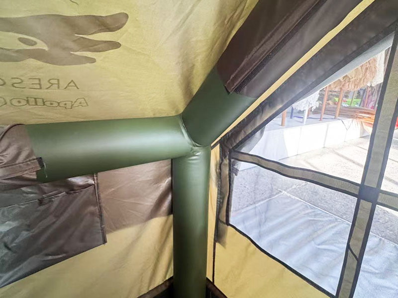 Small Size Military Green Inflatable Camping Tentorium