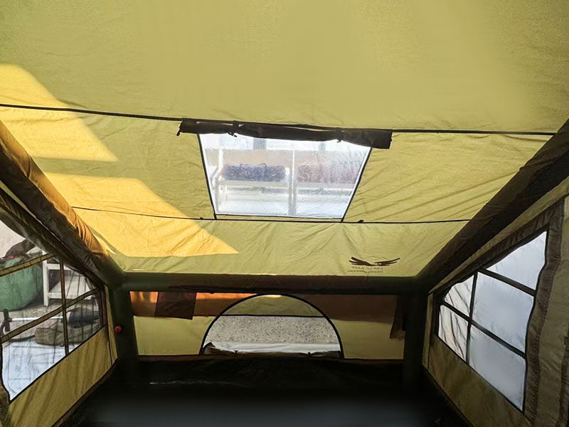 Small Size Military Green Inflatable Camping Tentorium