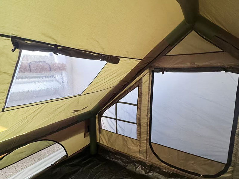 Small Size Military Green Inflatable Camping Tentorium