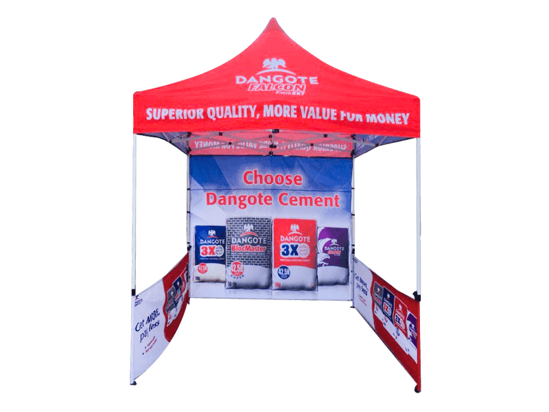 3X3 Color Digital Printing Outdoor Advertising Tabernacula