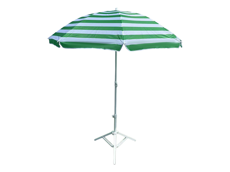 1.6-Meter Green et Alba Striata sol tutela Litus Umbrella 1.6-Meter Green et Alba Striata sol tutela Litus Umbrella